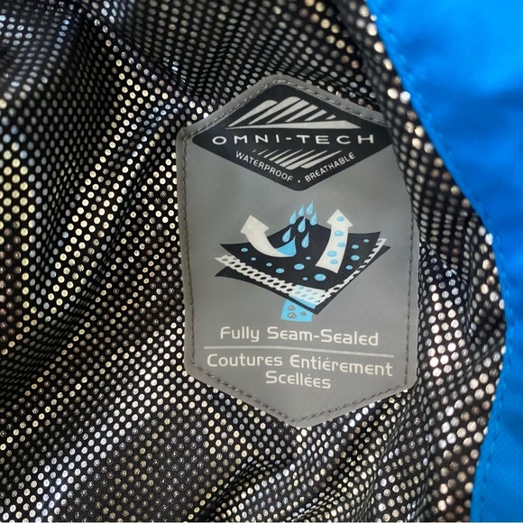 Columbia Youth Snow Ski Jacket Omni Tech Seam Sealed - Picture 5 of 11
